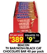 Black Cat - TV BAR/NOSH/BLACK CAT CHOCOLATE BAR