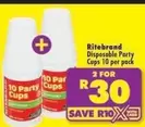 Ritebrand - Disposable Party Cups