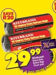 Ritebrand - Heavy Duty Refuse Bags