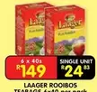 Laager - ROOIBOS TEABAGS