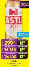CASTLE - Lager Beer Cans