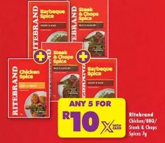 Ritebrand - Chicken/BBQ/Steak & Chops Spices