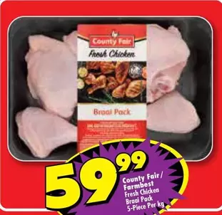 County Fair - Fresh Chicken Braai Pack