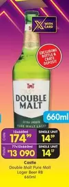 CASTLE - Double Malt Pure Malt Lager Beer RB