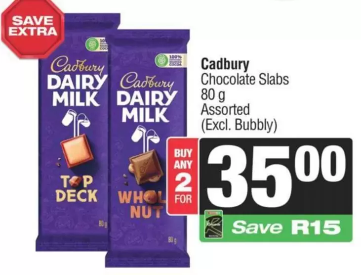 Cadbury - Chocolate Slabs