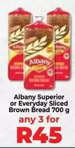 Albany - Superior or Everyday Sliced Brown Bread
