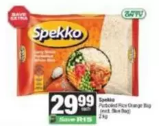 Spekko - Parboiled Rice Orange Bag