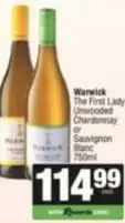 Warwick - The First Lady Chardonnay or Sauvignon Blanc