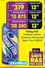 Flying Fish - Pressed Lemon Flavoured Beer Cans