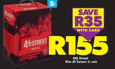 4th Street - Wine All Variants