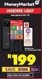 Hisense - HISENSE U207 Smartphone 4G LTE