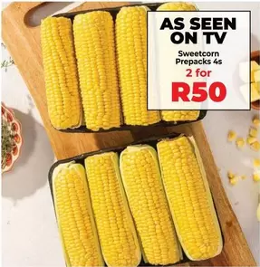 Sweetcorn Prepacks