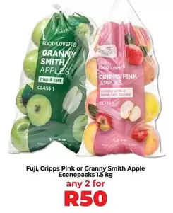Apple - Fuji, Cripps Pink or Granny Smith Econopacks