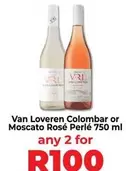 Van Loveren - Colombar or Moscato Rosé Perlé