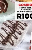 Milk Tart, Selected Summer Desserts