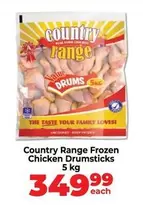 Country Range - Frozen Chicken Drumsticks