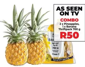 2 Pineapples, 1 Banana Thriftpack