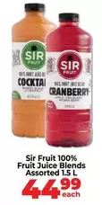100% Fruit Juice Blends