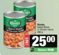 Rhodes - Baked Beans in Tomato Sauce