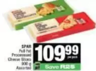 Spar - Processed Cheese Slices