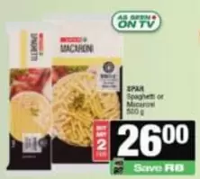 Spar - Spaghetti or Macaroni