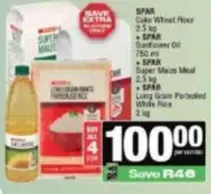 Spar - Cake Wheat Flour, Sunflower Oil, Super Maize Meal, Long Grain Parboiled White Rice