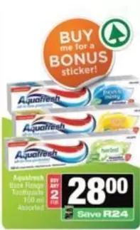 Aquafresh - Toothpaste