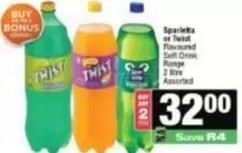 Sparletta - Sparkletta or Twist Flavoured Soft Drink