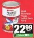 Spar - Pilchards in Tomato or Chili Sauce