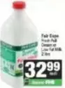 Fair Cape - Fresh Full Cream Low Fat Milk