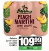 Martini - PEACH MARTINI SPIRIT COOLER