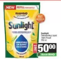 Sunlight - Dishwashing Liquid Refill Pouch