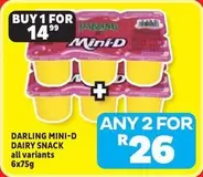 Darling - DARLING MINI-D DAIRY SNACK