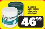Ingram's - BODY CREAM