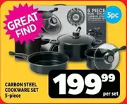 CARBON STEEL COOKWARE SET