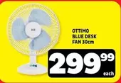 Ottimo - BLUE DESK FAN 30cm