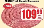 Boxer - Fresh Classic Boerewors