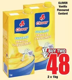Clover - Custard Vanilla Flavoured