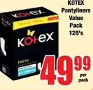 Kotex - Pantyliners