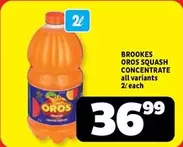 Brookes - OROS SQUASH CONCENTRATE