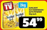 Sunlight - 5in1 HANDWASH/ AUTO POWDER