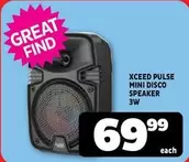 Mini - PULSE MINI DISCO SPEAKER 3W