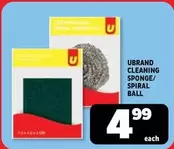Cleaning Sponge/Spiral Ball