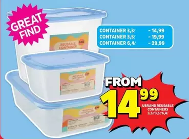 REUSABLE CONTAINERS