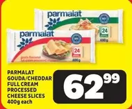 Parmalat - GOULA/CHEDDAR FULL CREAM PROCESSED CHEESE SLICES