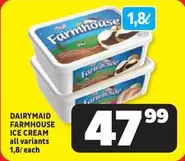 Farmhouse - DAIRYMAID FARMHOUSE ICE CREAM