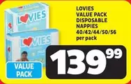 Lovies - DISPOSABLE NAPPIES