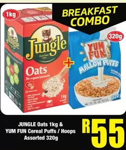 Jungle Oats - JUNGLE Oats & YUM FUN Mallow Puffs