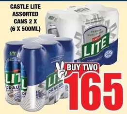 CASTLE - ASSORTED CANS