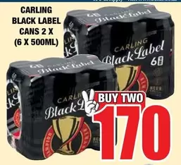 Carling - BLACK LABEL CANS